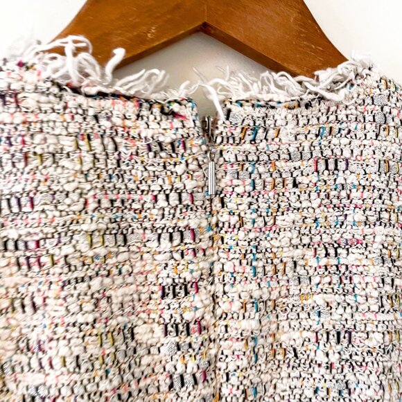 Rebecca Taylor Rainbow Tweed Dress, Size 4 - Picture 5 of 7